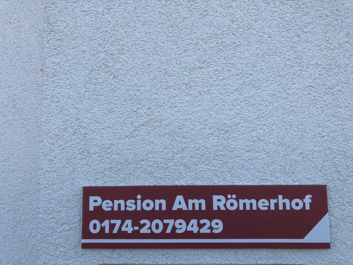 Pension Am Roemerhof Münzenberg Exteriér fotografie